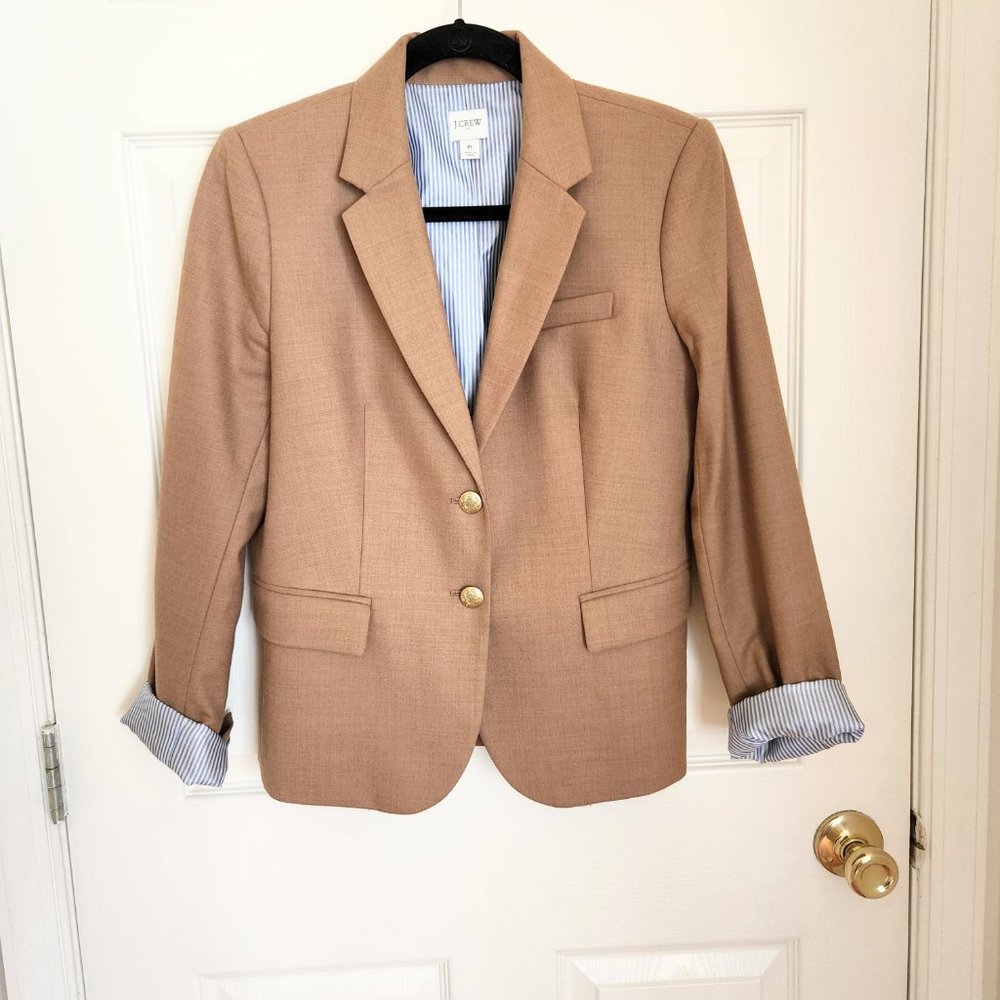 J. Crew Factory Tan Blazer